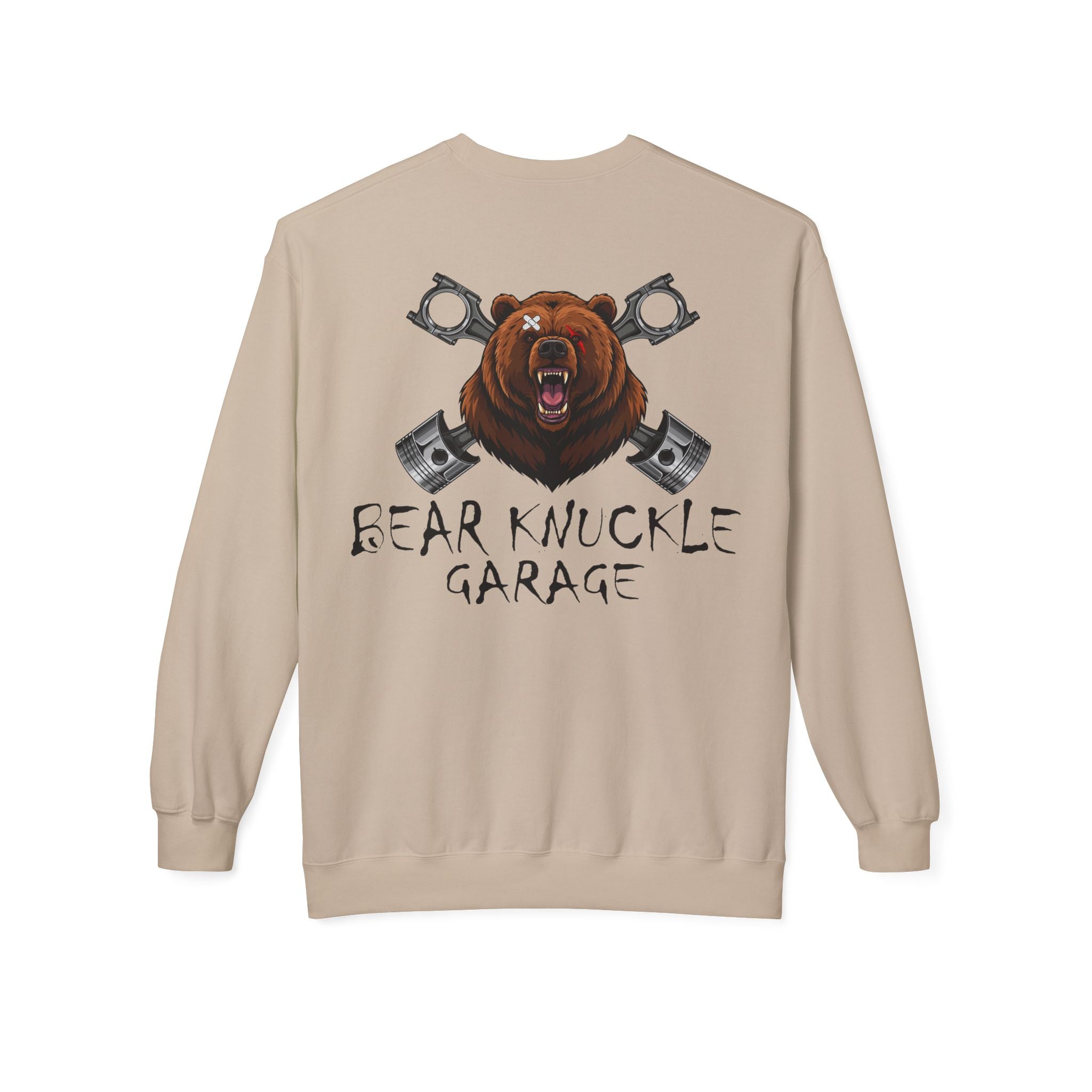 Bear Knuckle Garage Unisex Fleece Crewneck Sweatshirt