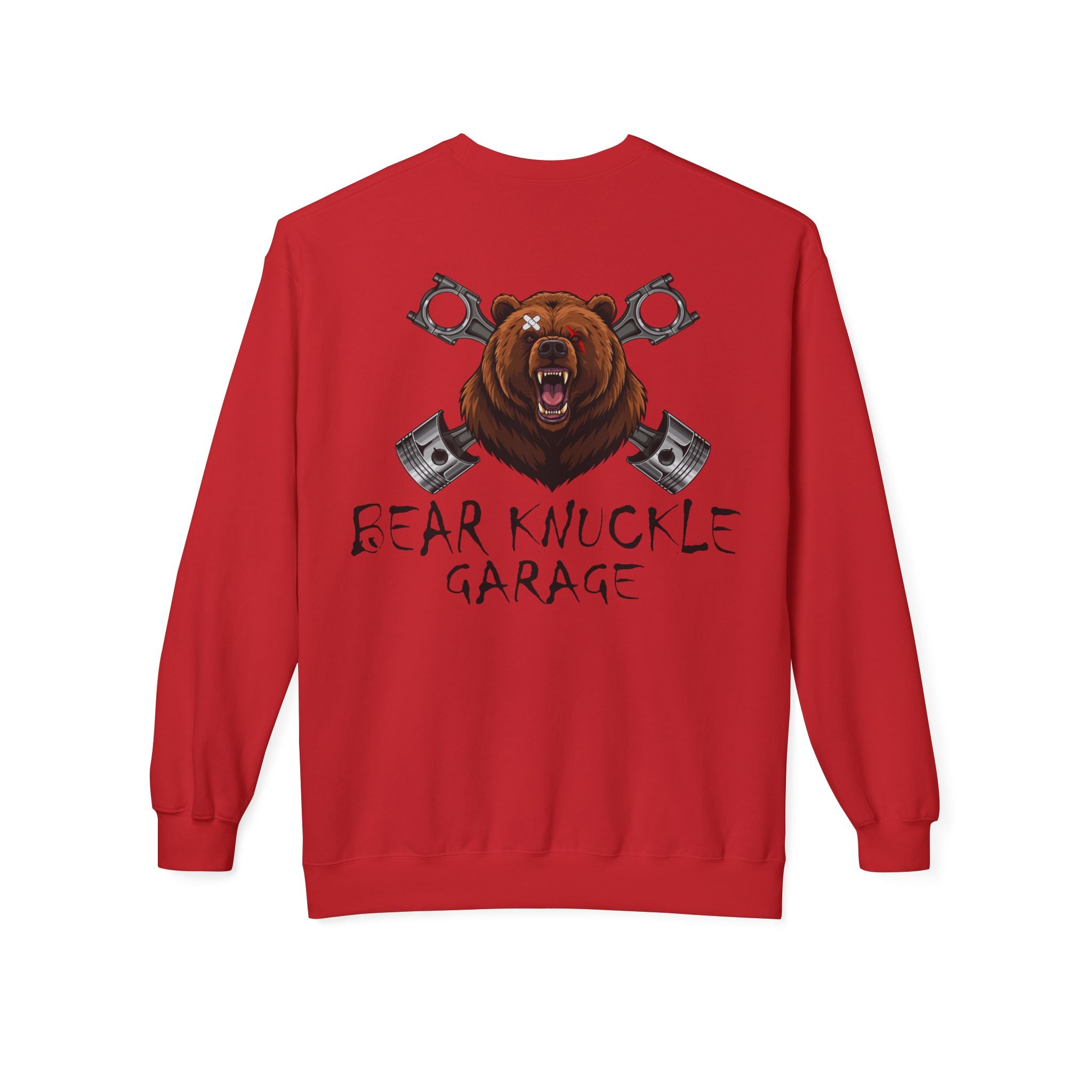 Bear Knuckle Garage Unisex Fleece Crewneck Sweatshirt