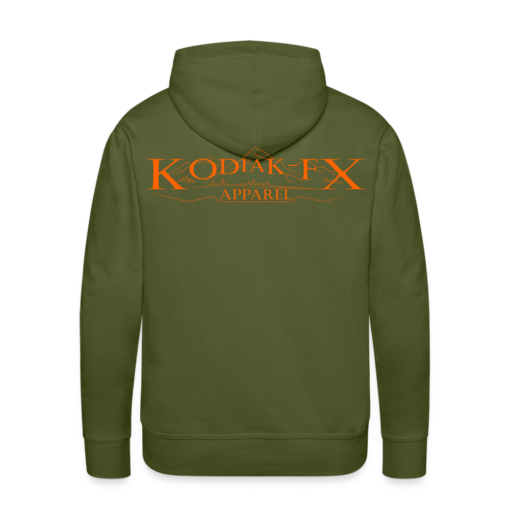 Kodiak-FX throwback Men’s Premium Hoodie - olive green