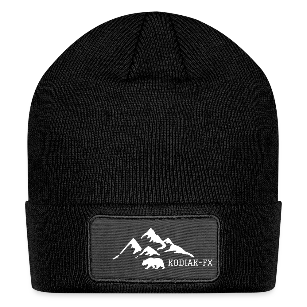 Kodiak-FX Patched Beanie - black