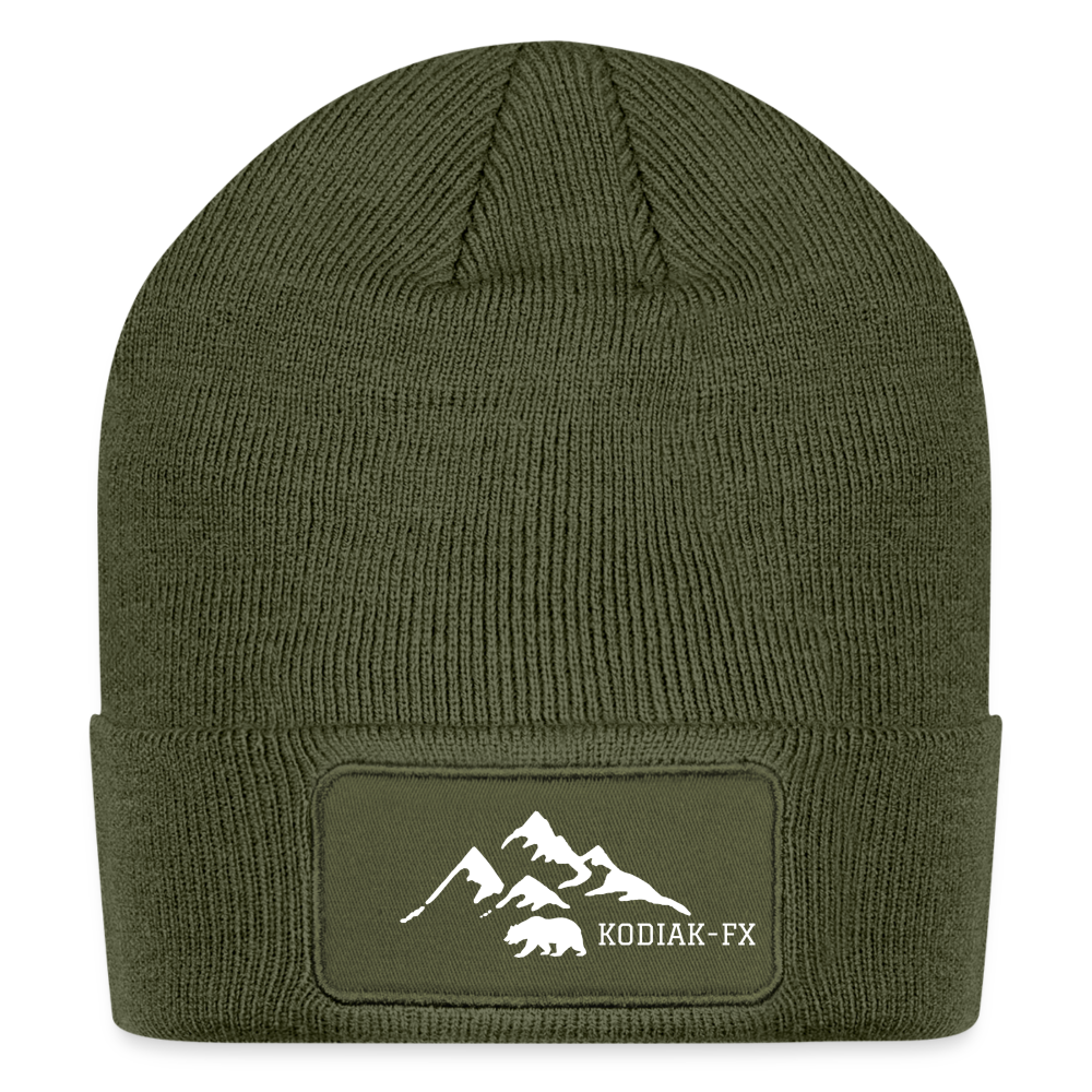 Kodiak-FX Patched Beanie - olive