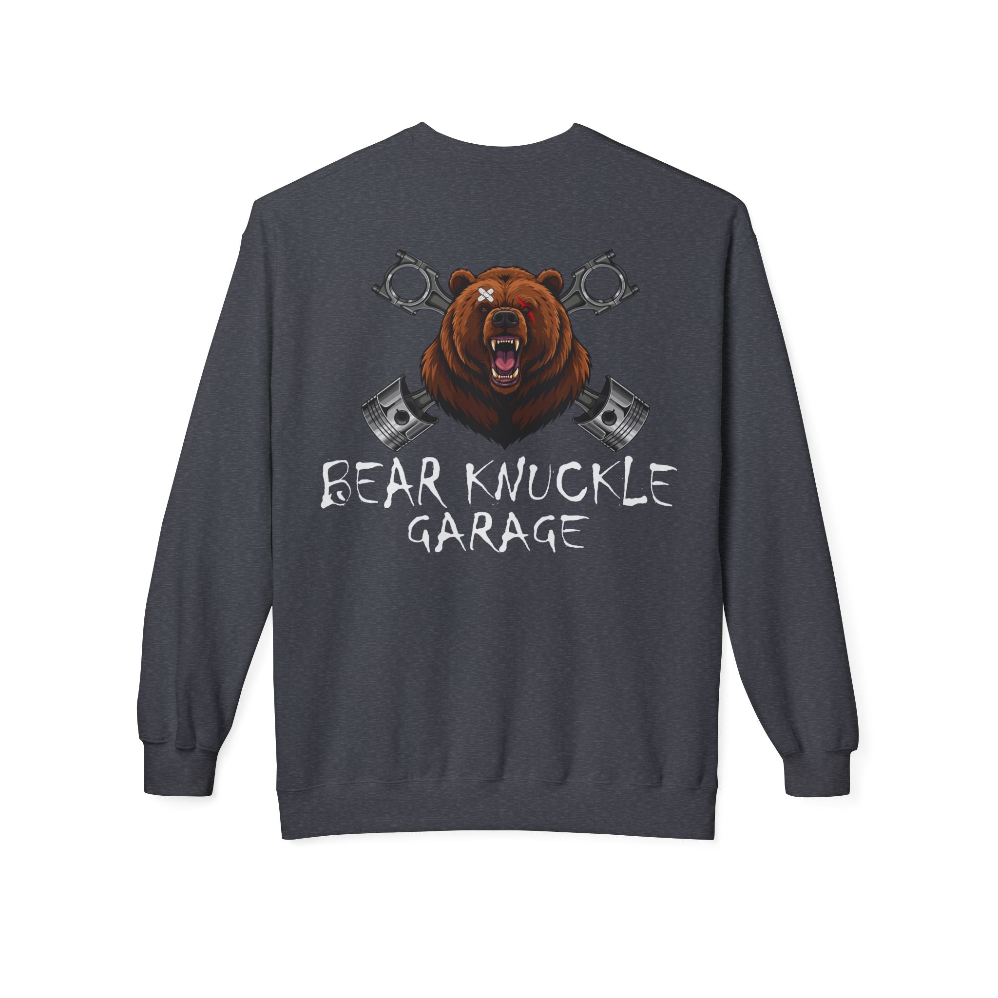 Bear Knuckle Garage Unisex Fleece Crewneck Sweatshirt