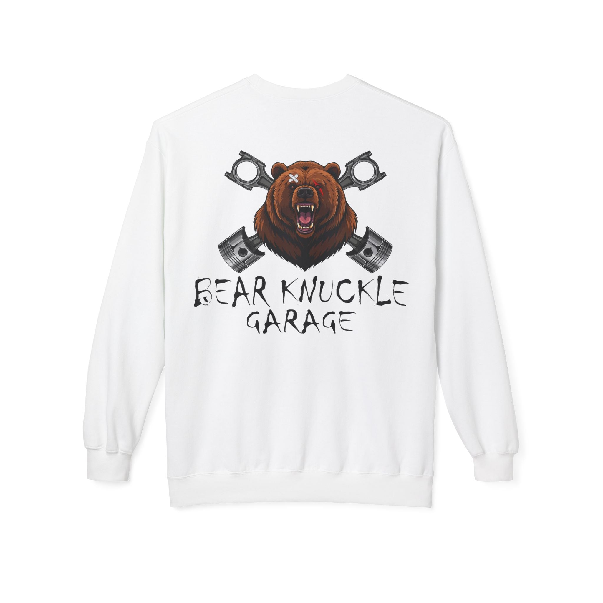 Bear Knuckle Garage Unisex Fleece Crewneck Sweatshirt