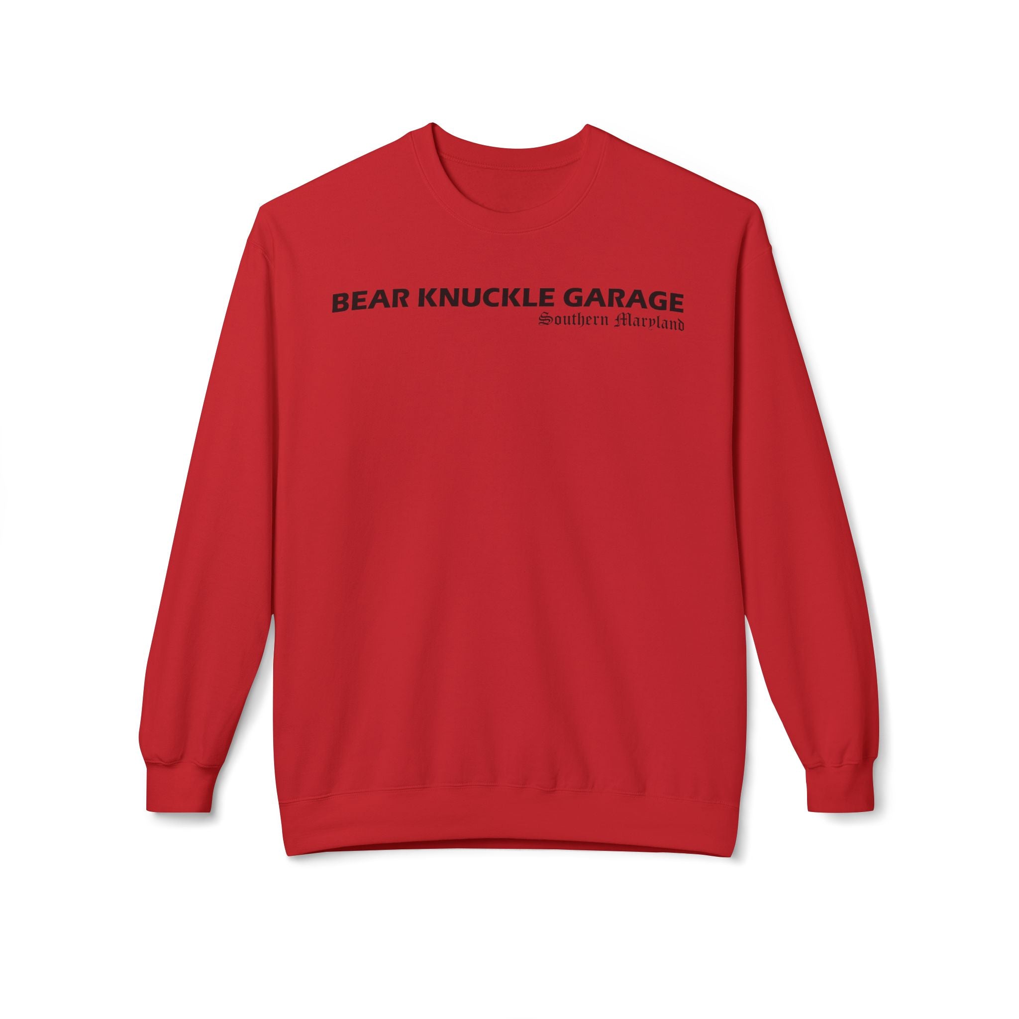 Bear Knuckle Garage Unisex Fleece Crewneck Sweatshirt