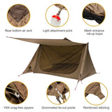 Portable Jungle Camping Tent For Outdoor Camping