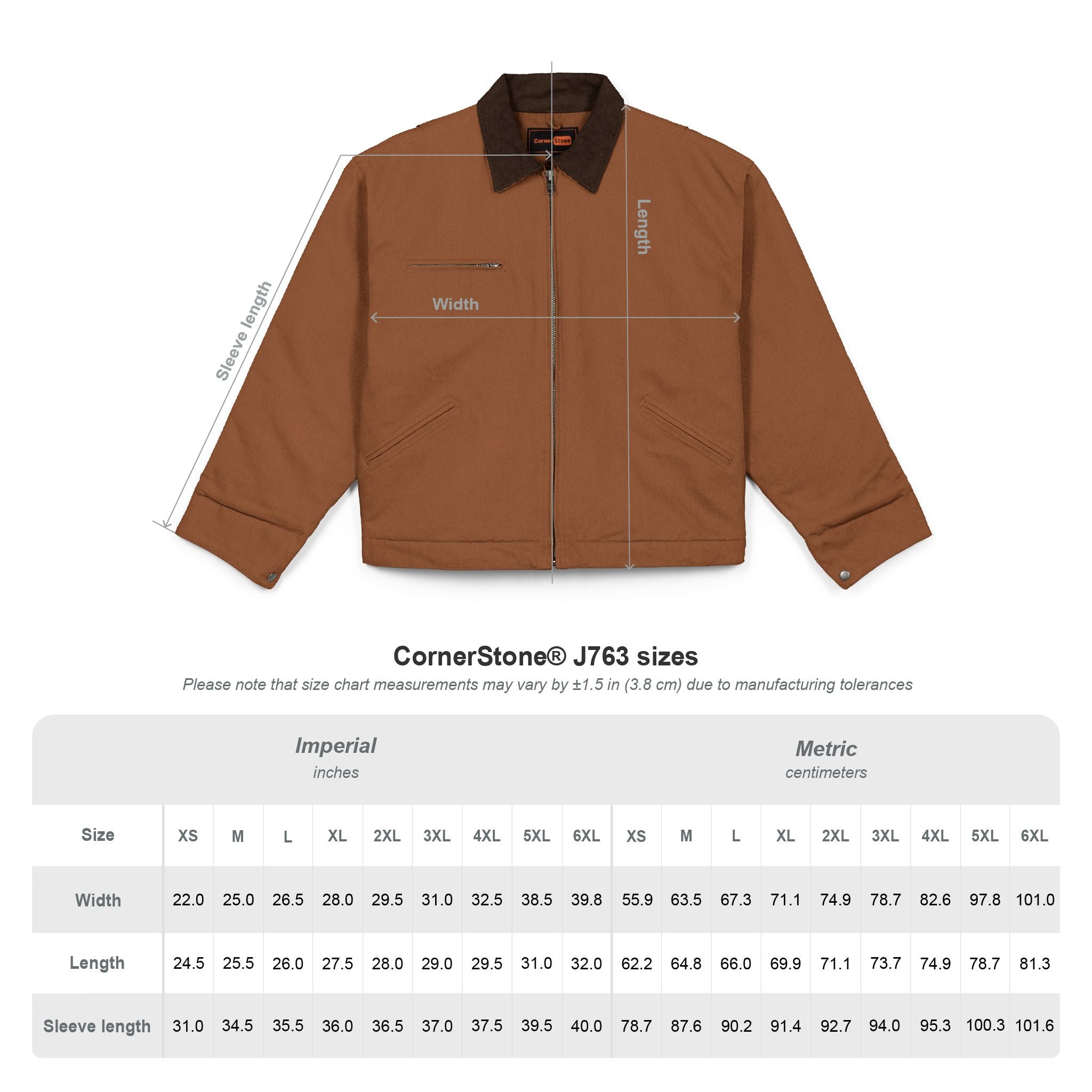 GWR Service & Repair Work Jacket — Durable Utility Jacket with Chest Logo