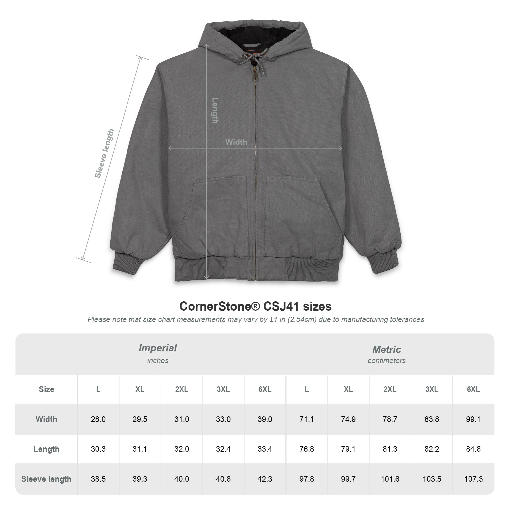 GWR Service & Repair -  Durable Hooded Work Jacket