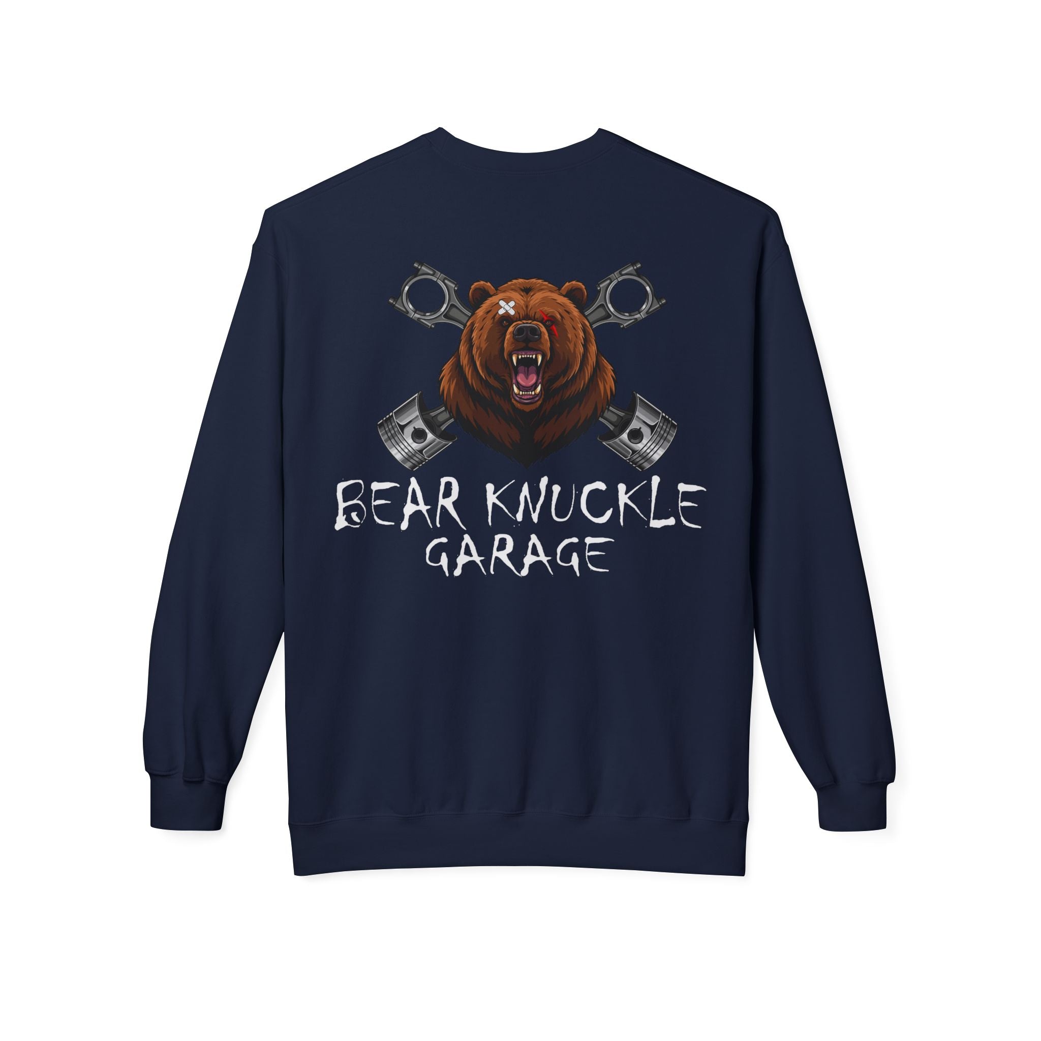 Bear Knuckle Garage Unisex Fleece Crewneck Sweatshirt