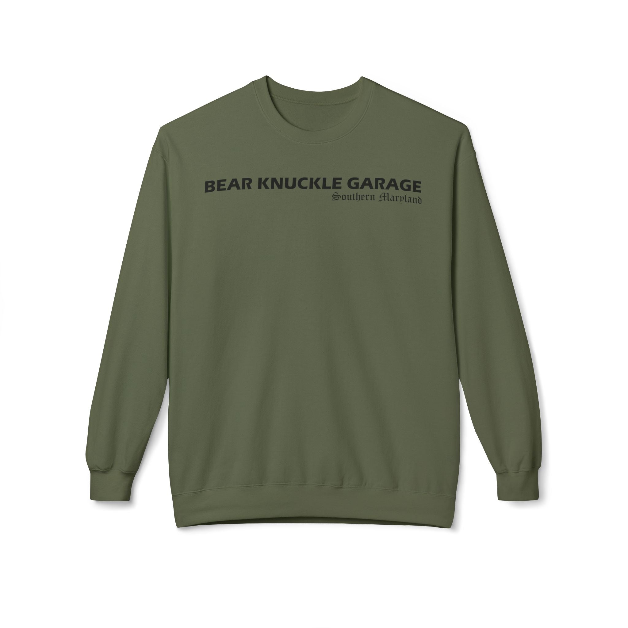 Bear Knuckle Garage Unisex Fleece Crewneck Sweatshirt