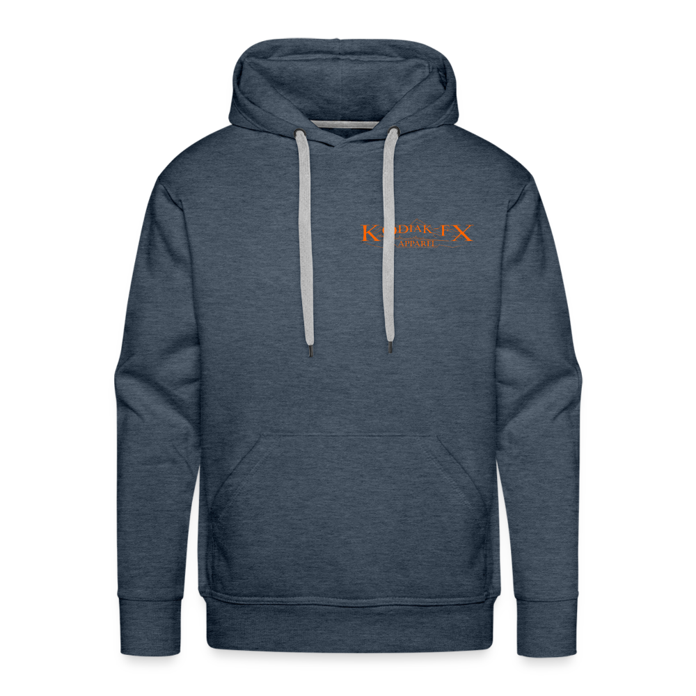 Kodiak-FX throwback Men’s Premium Hoodie - heather denim