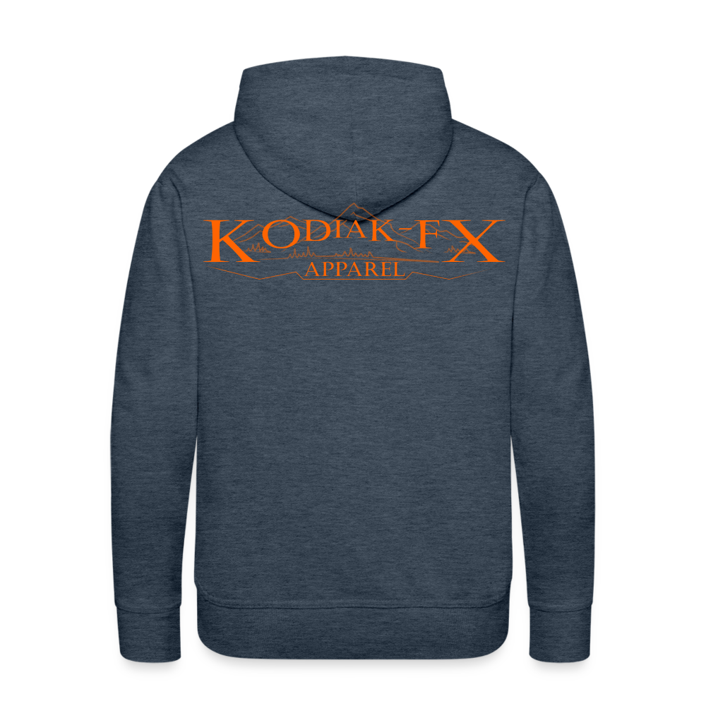 Kodiak-FX throwback Men’s Premium Hoodie - heather denim