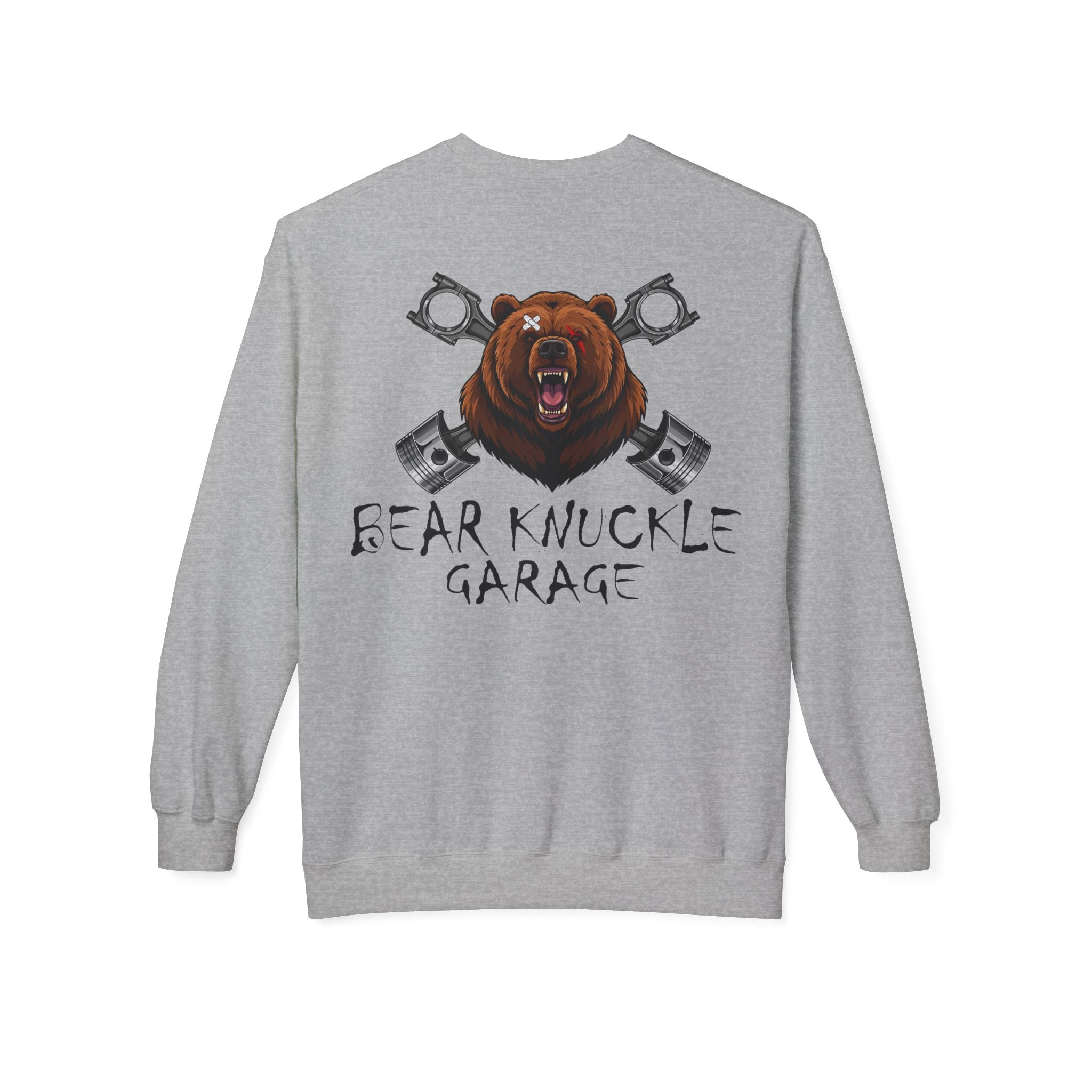 Bear Knuckle Garage Unisex Fleece Crewneck Sweatshirt