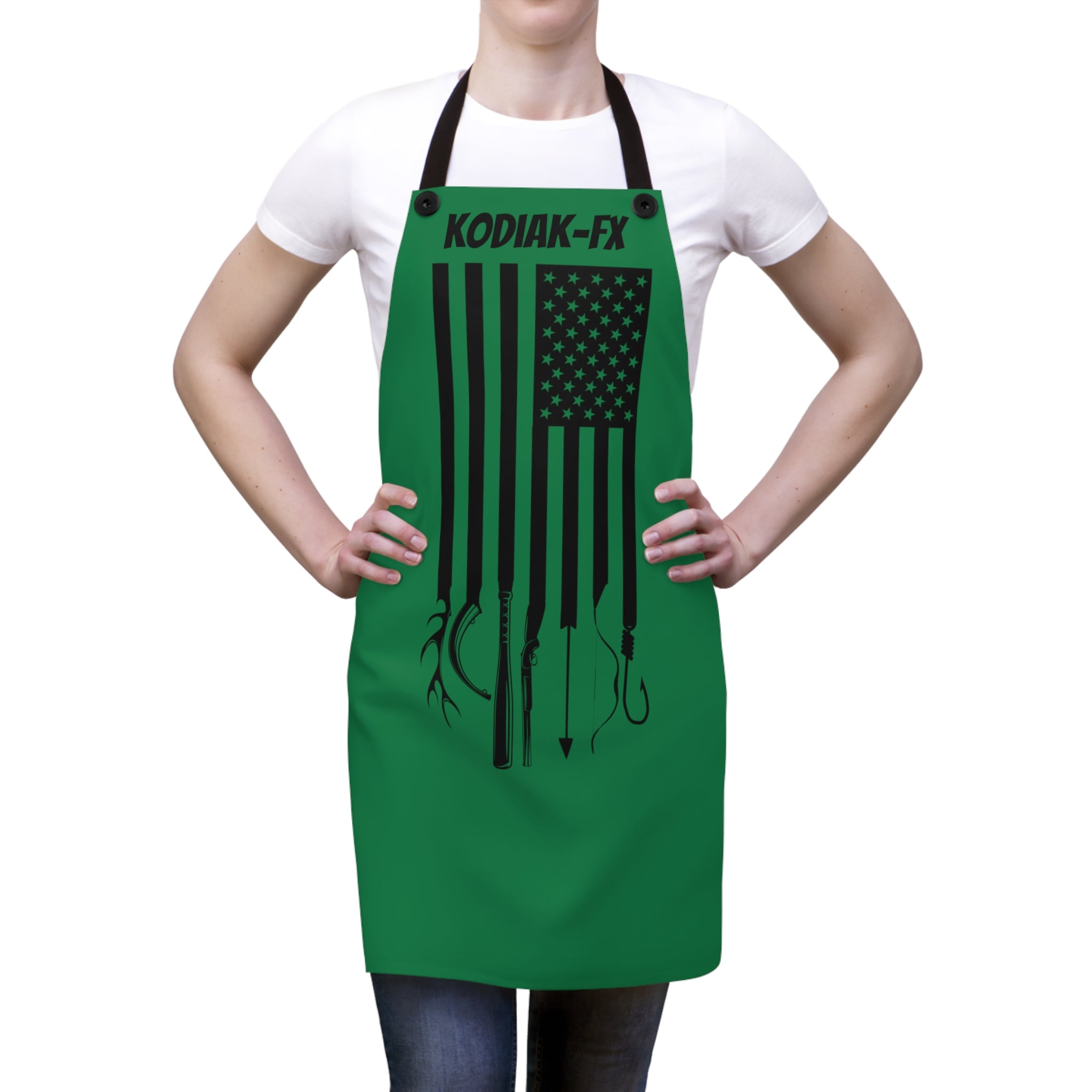 Patriotic 4th of July Hunting and Fishing Apron