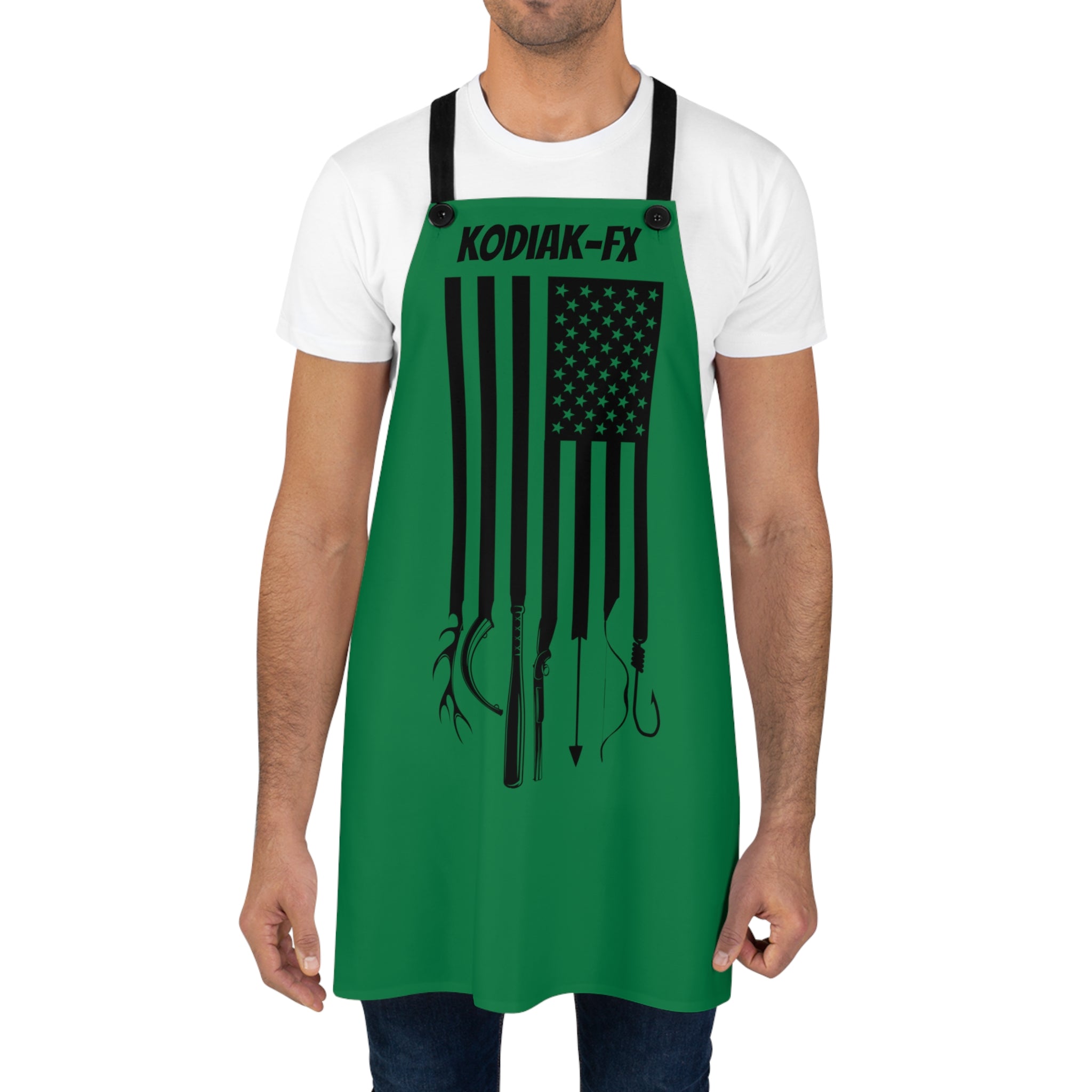 Patriotic 4th of July Hunting and Fishing Apron