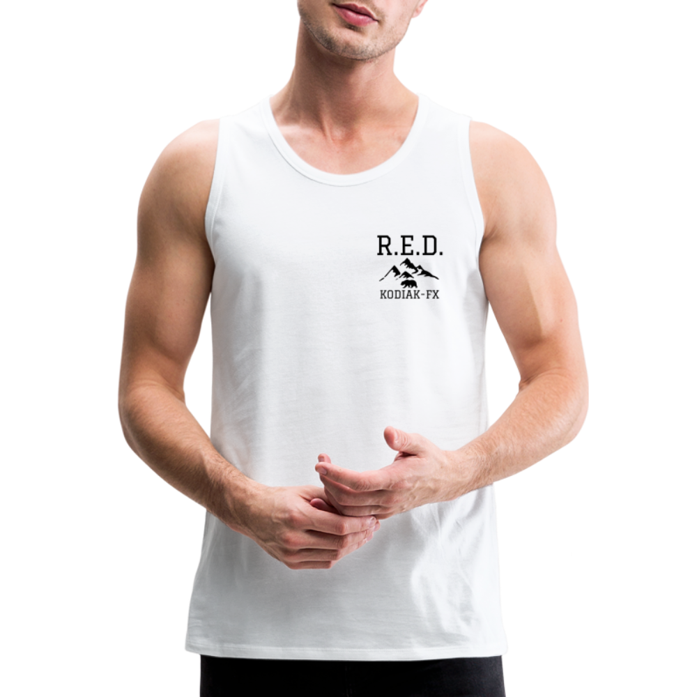 Men’s R.E.D. Premium Tank - white