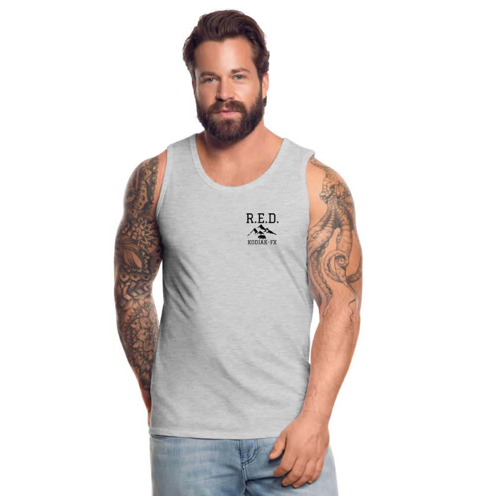 Men’s R.E.D. Premium Tank - heather gray