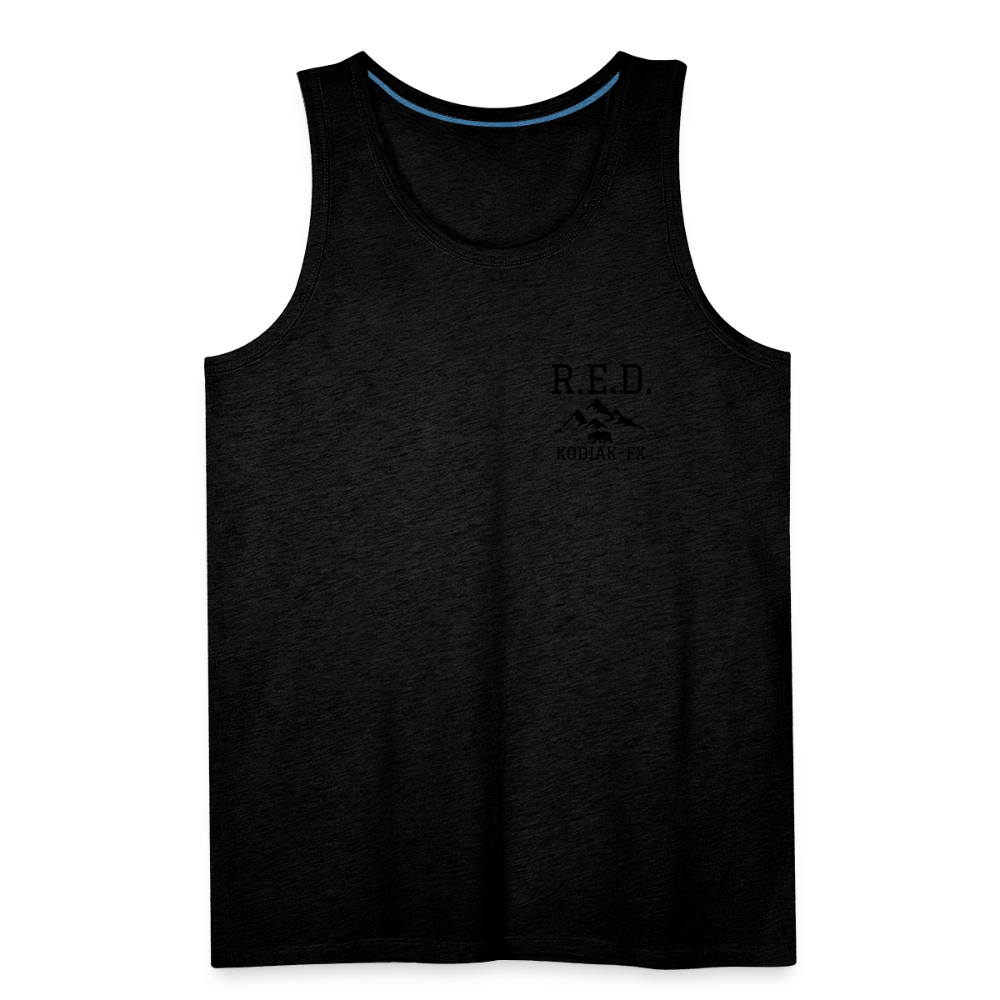 Men’s R.E.D. Premium Tank - charcoal grey