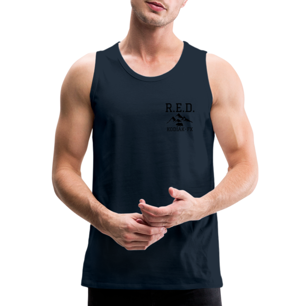 Men’s R.E.D. Premium Tank - deep navy