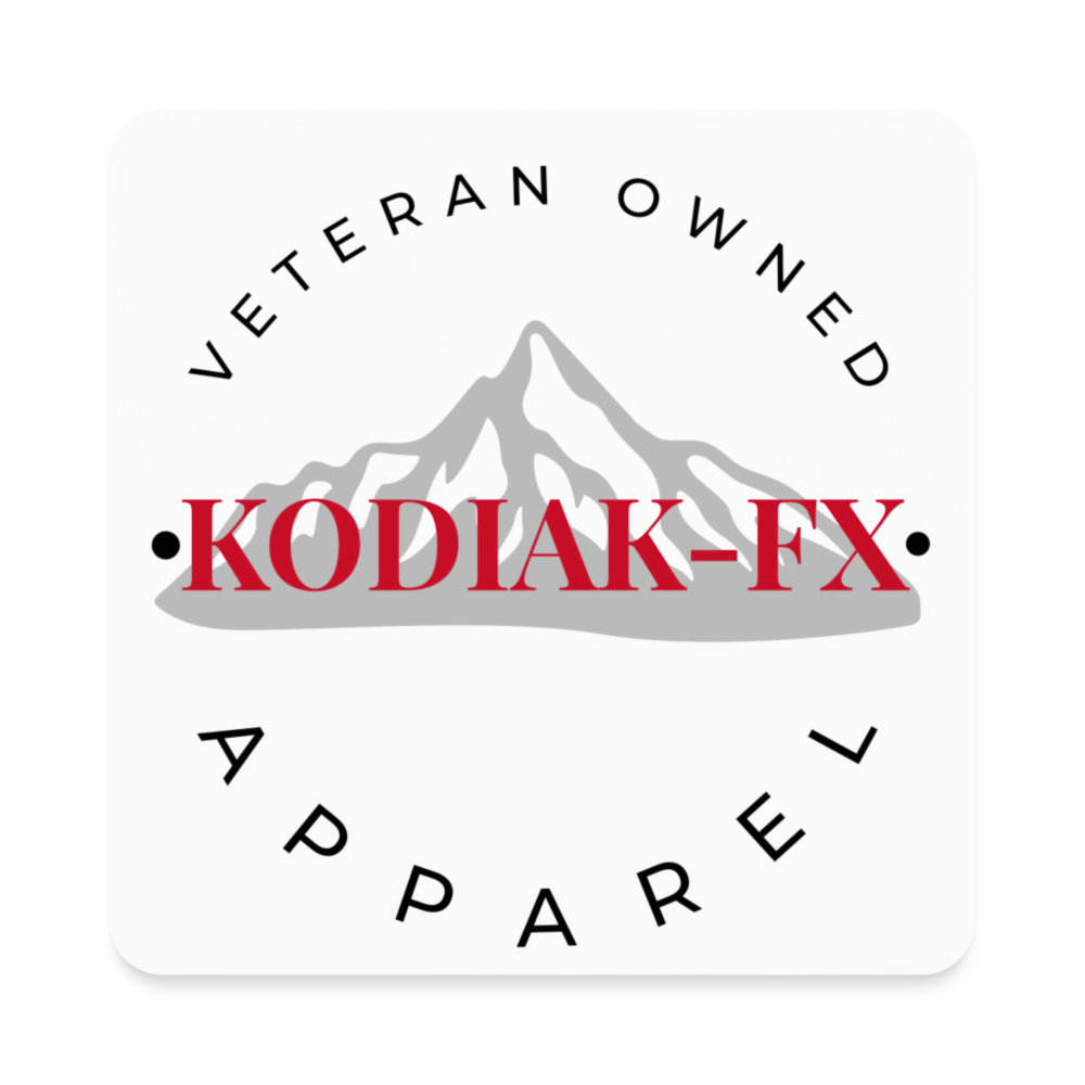 Kodiak-FX Square Magnet - white